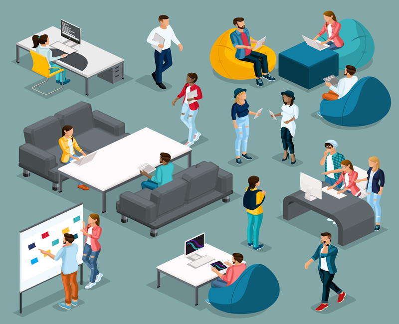 Image about Activity-based design provides flexibility, savings, and a much more dynamic workspace.